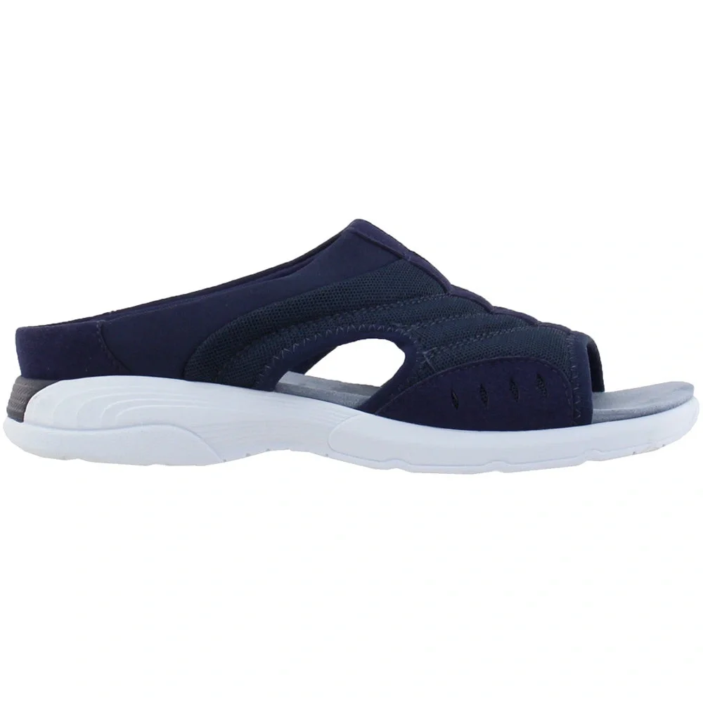 Easy Spirit Dark Blue Shoes Travelers  TRACIEE + Co Slide On 8 Narrow NEW IN BOX